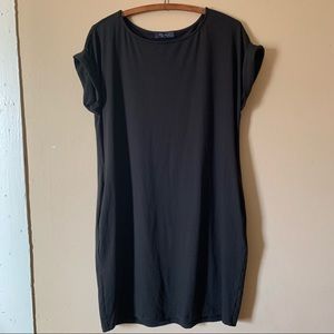 KLD Casual Black Dress w/ pockets! (Made in USA)